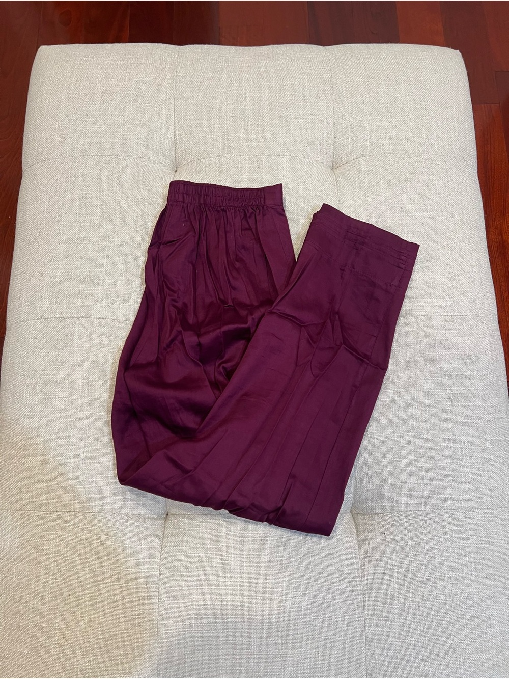 3 Piece Satin Suit- Embroidered - Picture 3 of 3